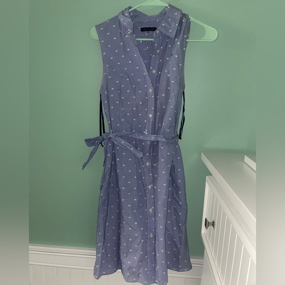 Tommy Hilfiger purple collared dress size 6